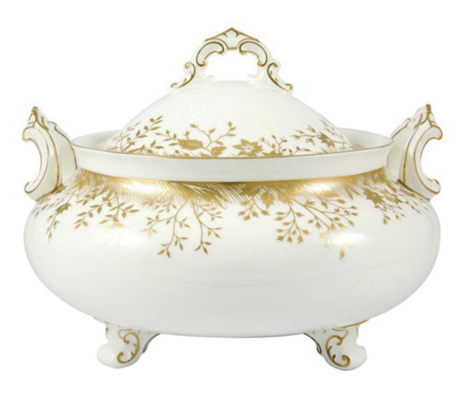 Arboretum Gold Soup Tureen and Cover