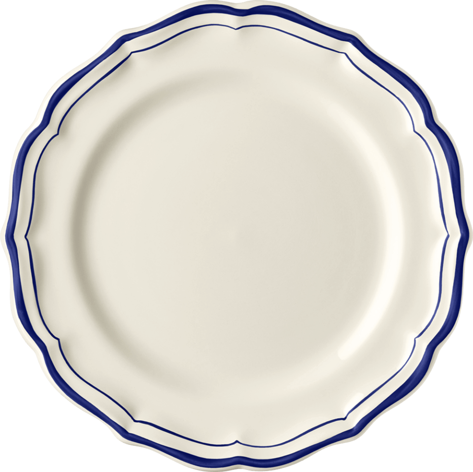 Filet Cobalt Dessert Plate