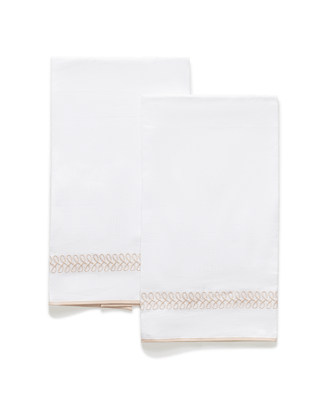 Astor Braid Guest Towels - set of 2