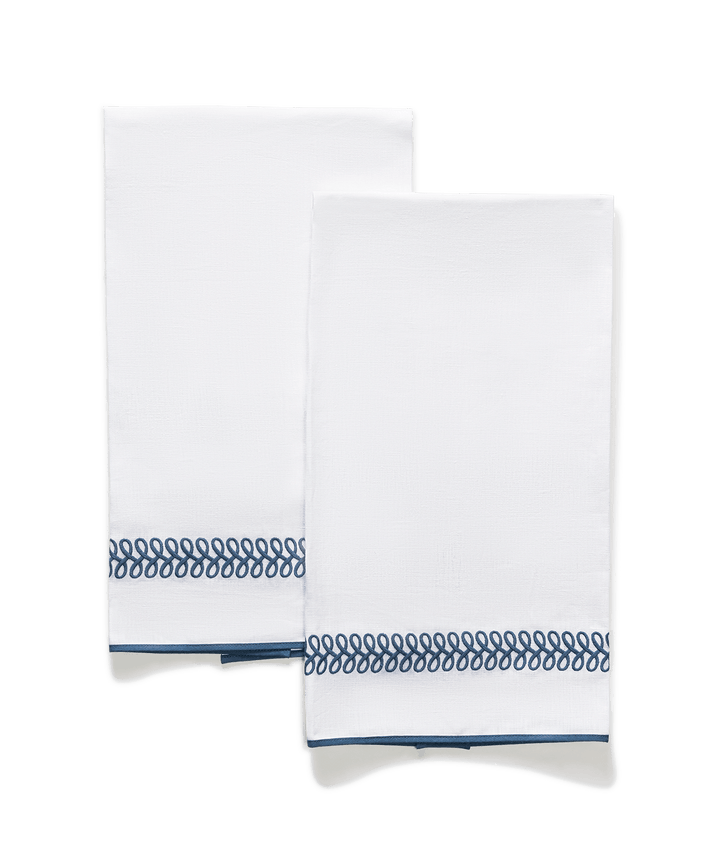 Astor Braid Guest Towels - set of 2