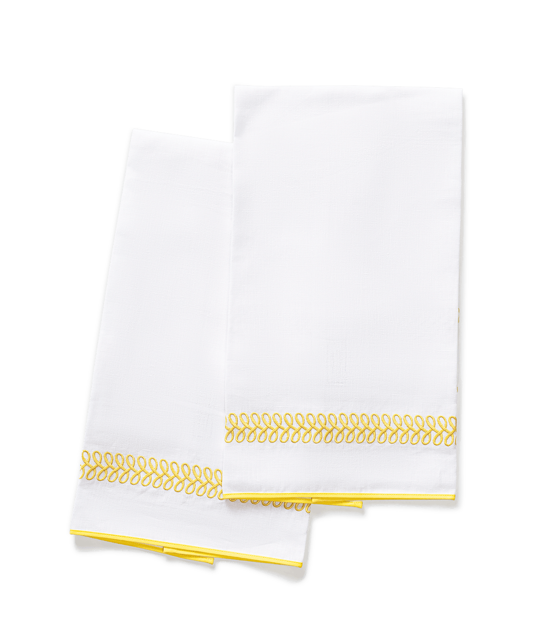 Astor Braid Guest Towels - set of 2