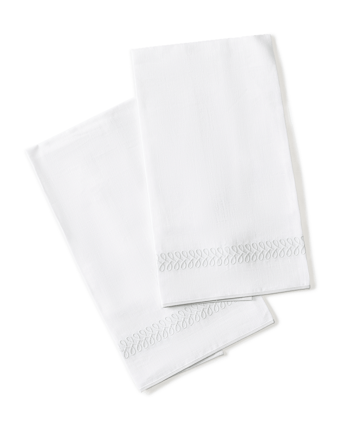 Astor Braid Guest Towels - set of 2