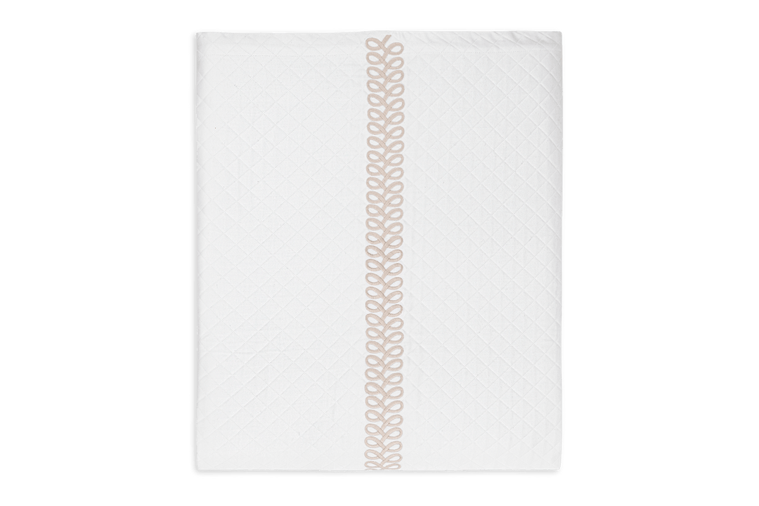 Astor Braid Matelassé Coverlet by Matouk