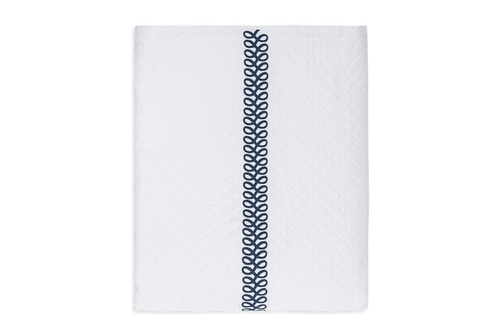 Astor Braid Matelassé Coverlet by Matouk