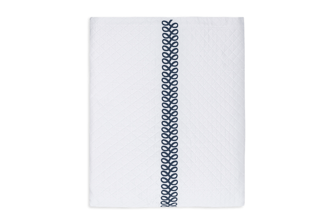 Astor Braid Matelassé Coverlet by Matouk