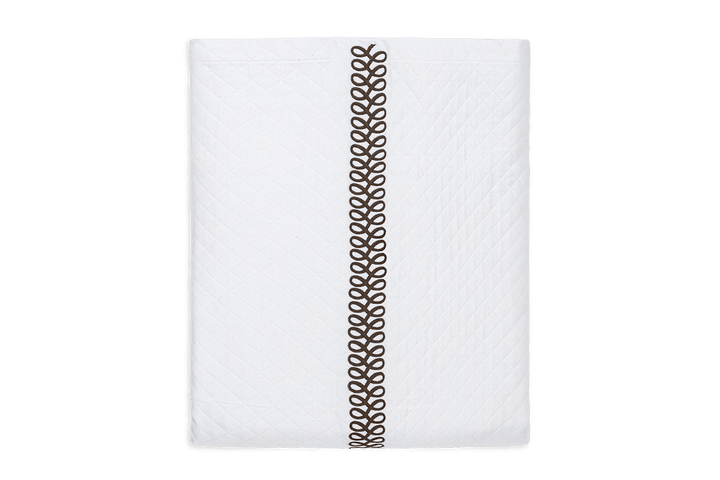 Astor Braid Matelassé Coverlet by Matouk