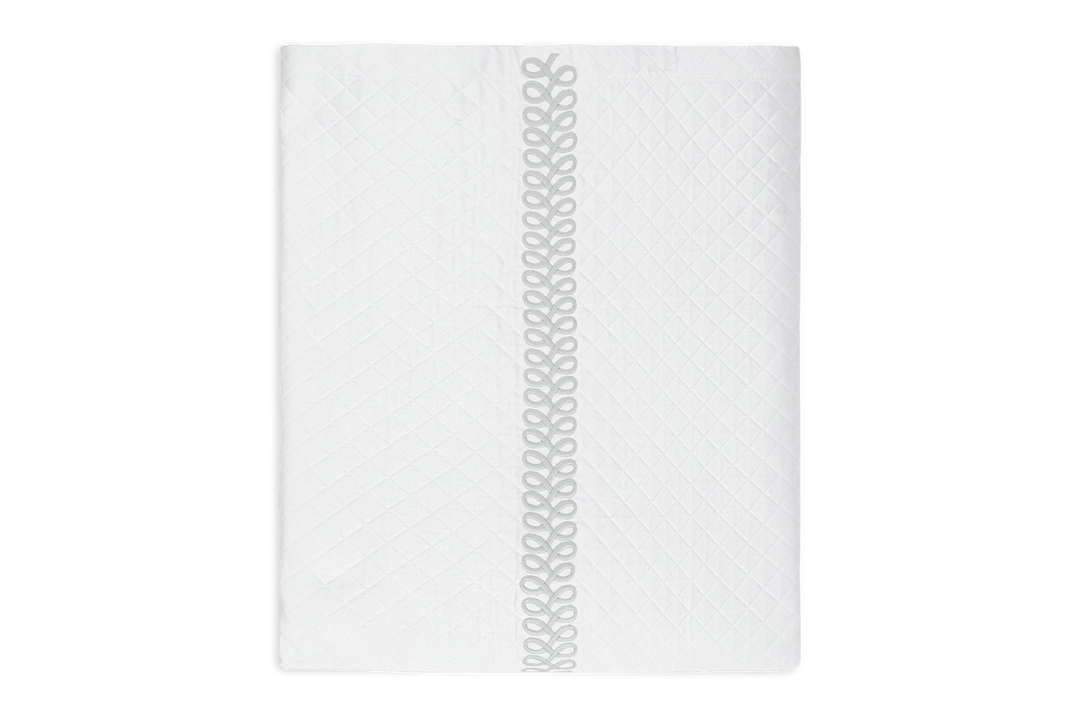 Astor Braid Matelassé Coverlet by Matouk