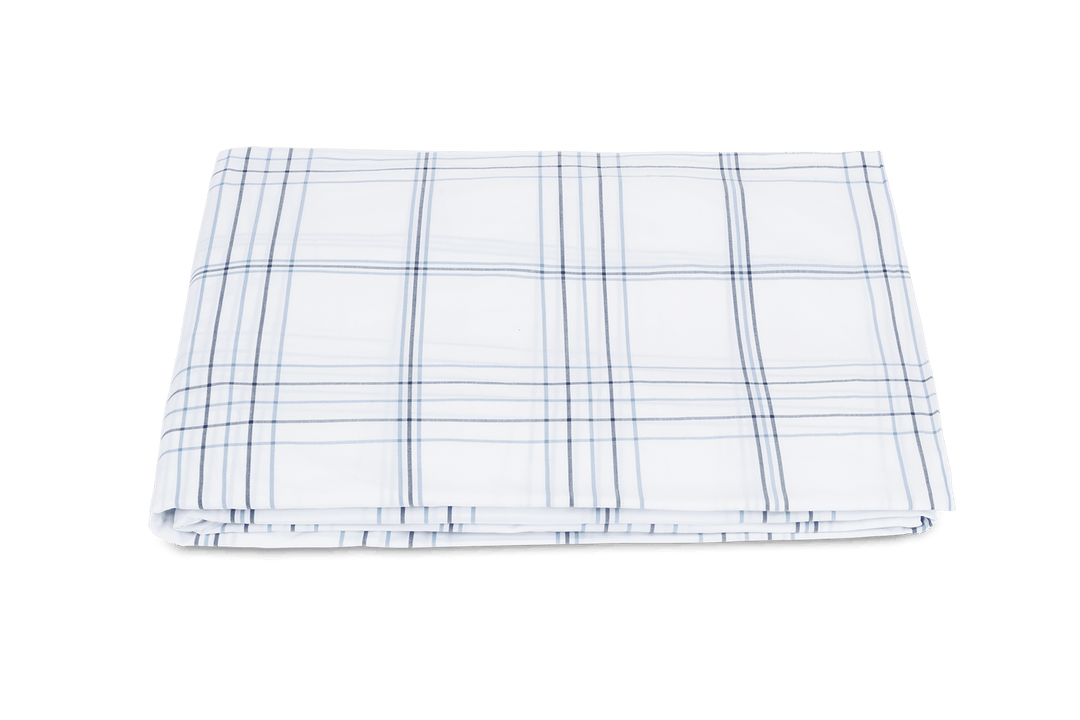 August Plaid Fitted Sheet by Matouk