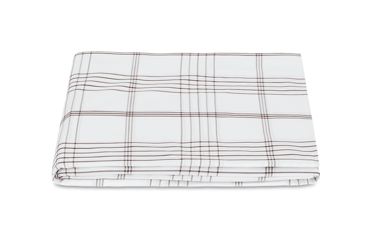 August Plaid Fitted Sheet by Matouk