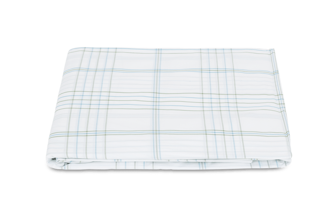 August Plaid Fitted Sheet by Matouk