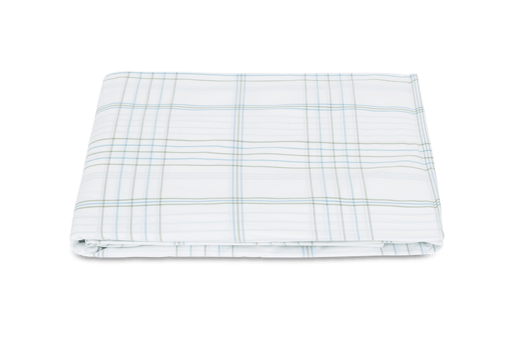 August Plaid Fitted Sheet by Matouk