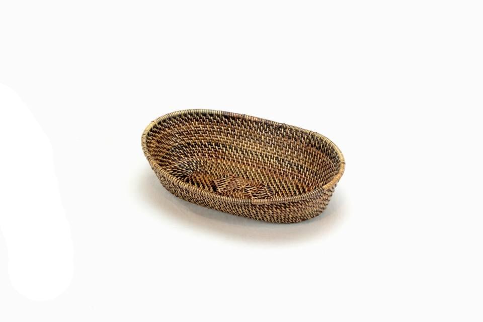 Oval Bread Basket with Tubes Large