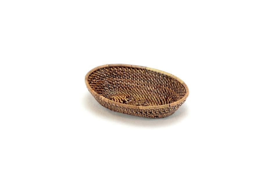 Oval Bread Basket with Tubes Medium