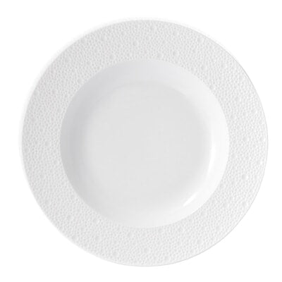 Ecume White Rim Soup Plate-9In