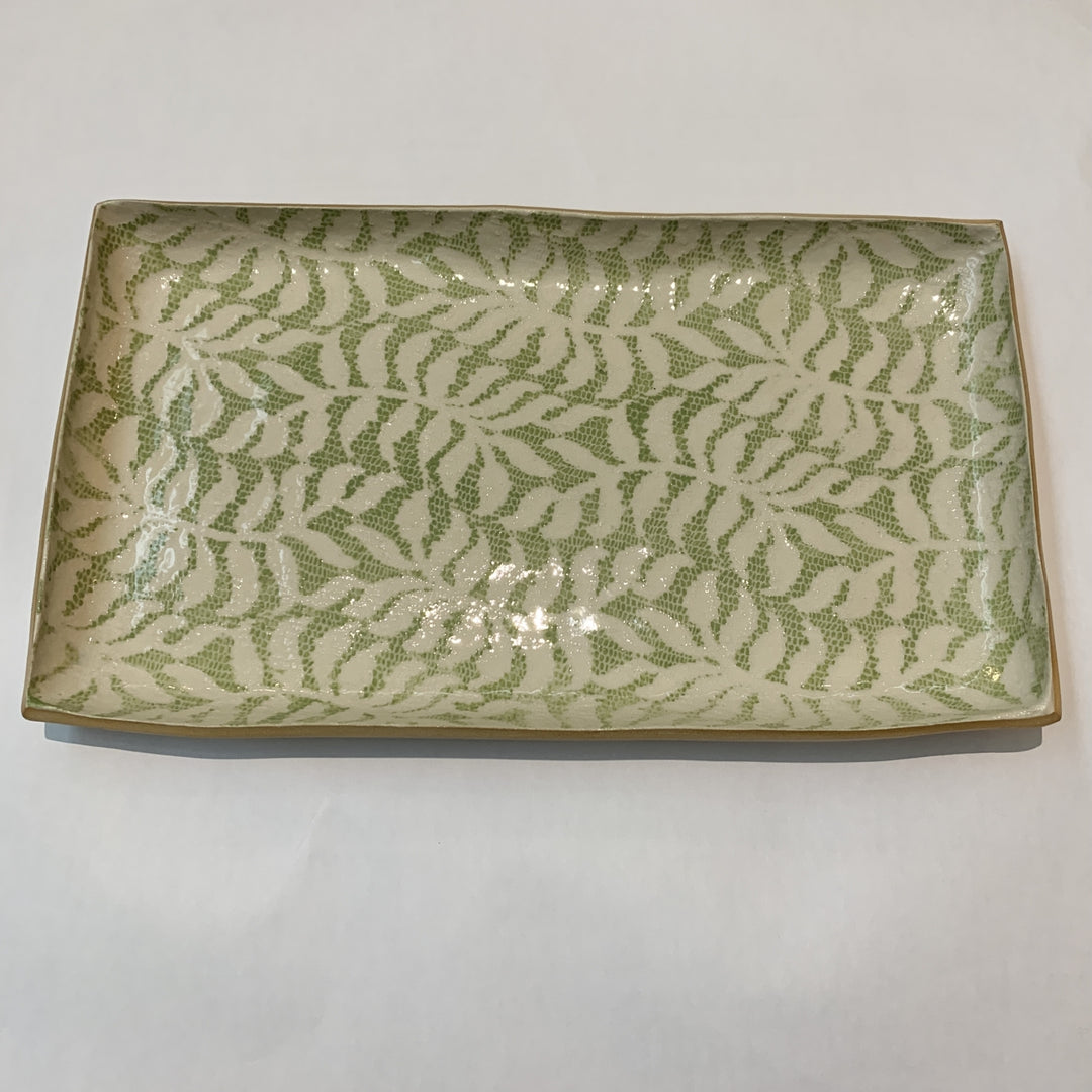 Medium Stack Platter Fern Citrus