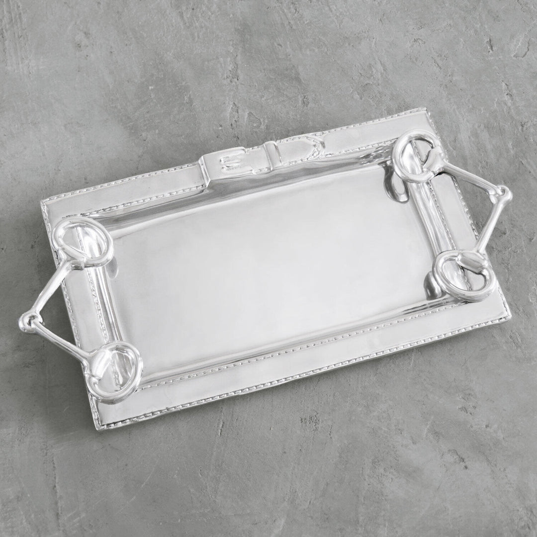 Western Equestrian Large Tray with Handles