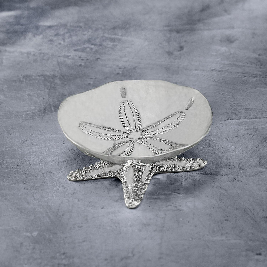 Pedestal Ocean Sand Dollar Bowl