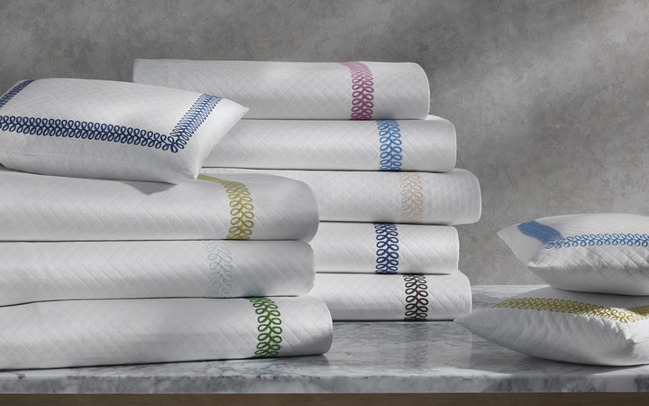 Astor Braid Matelassé Coverlet by Matouk