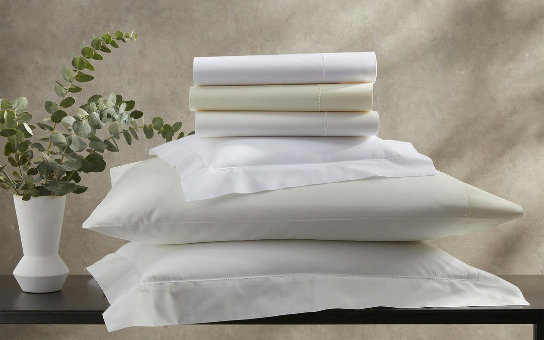 Luca Hemstitch Flat Sheet by Matouk