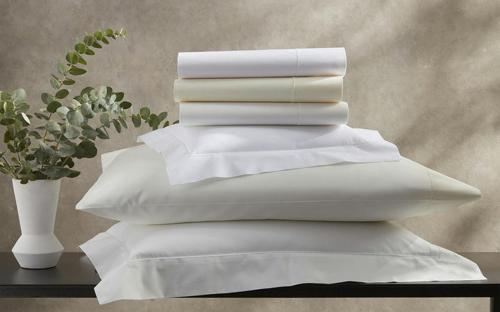 Luca Hemstitch Flat Sheet by Matouk