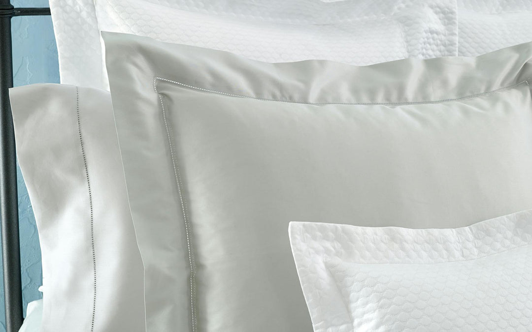 Nocturne Hemstitch Flat Sheet by Matouk