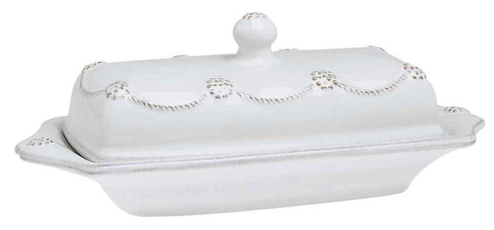Berry & Thread Whitewash Butter Dish