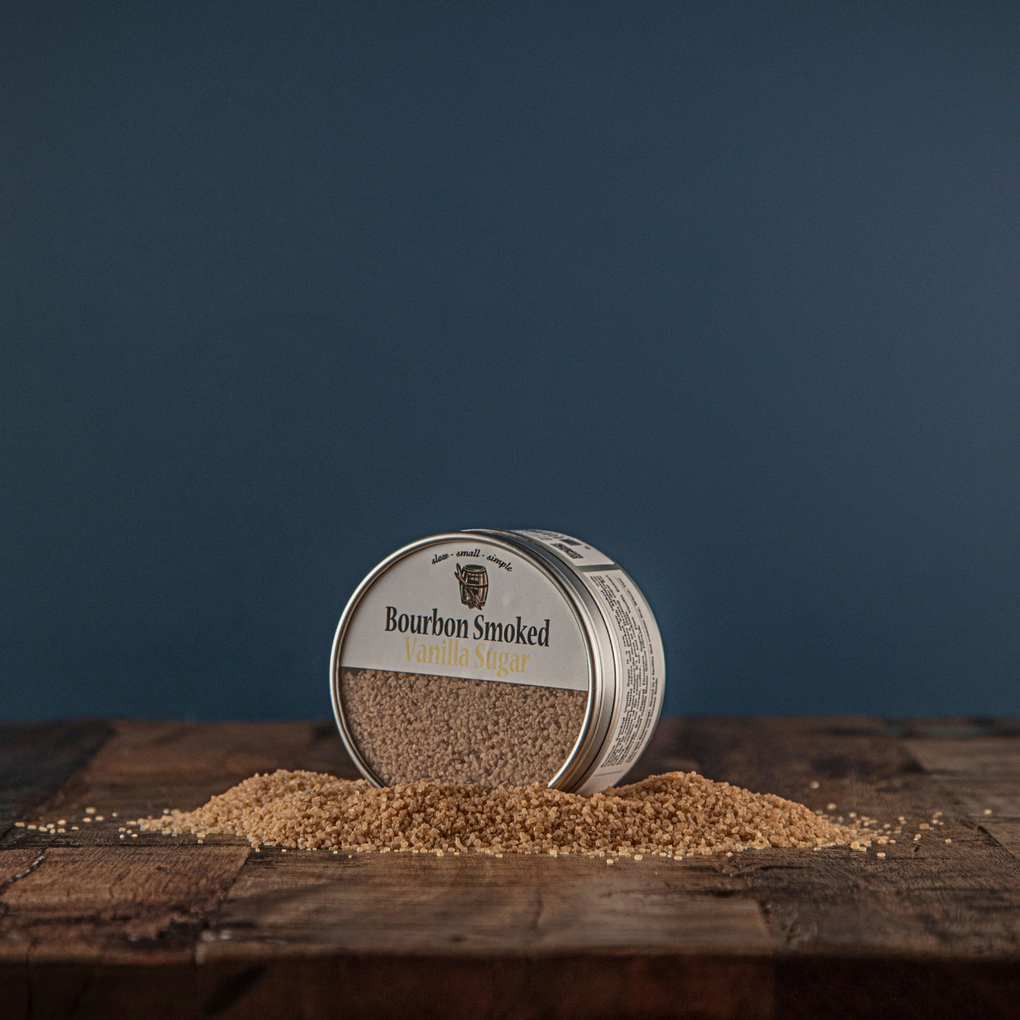 Bourbon Smoked Vanilla Sugar Tin