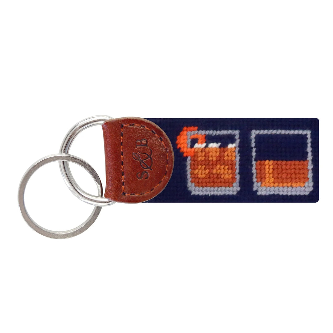 Needlepoint Key Fob
