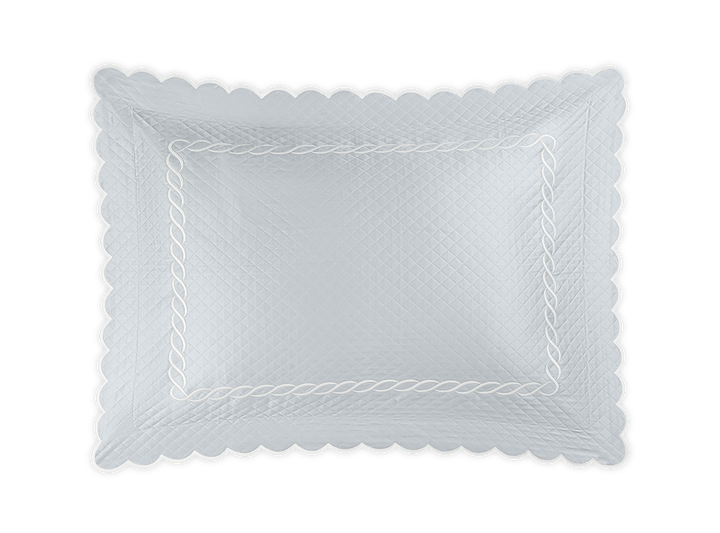 Classic Chain Scallop Matelassé Sham by Matouk