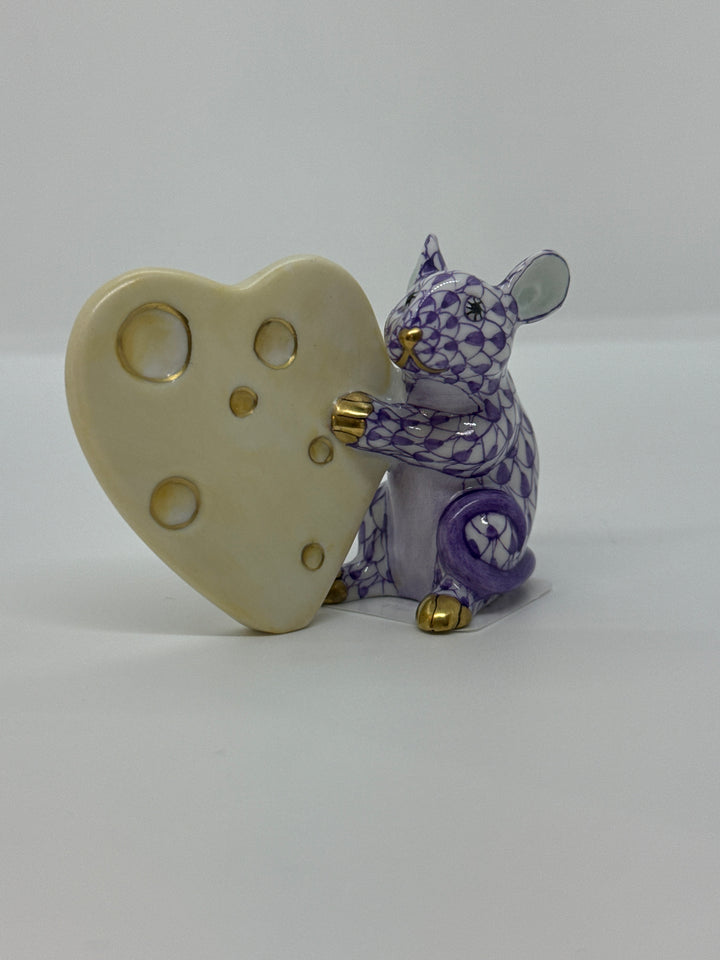 Mouse With Heart Cheese