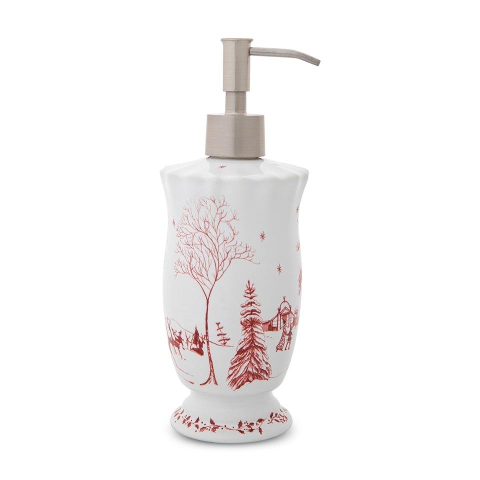 Country Estate Winter Frolic Ruby Soap/Lotion/Hand Sanitizer Dispenser