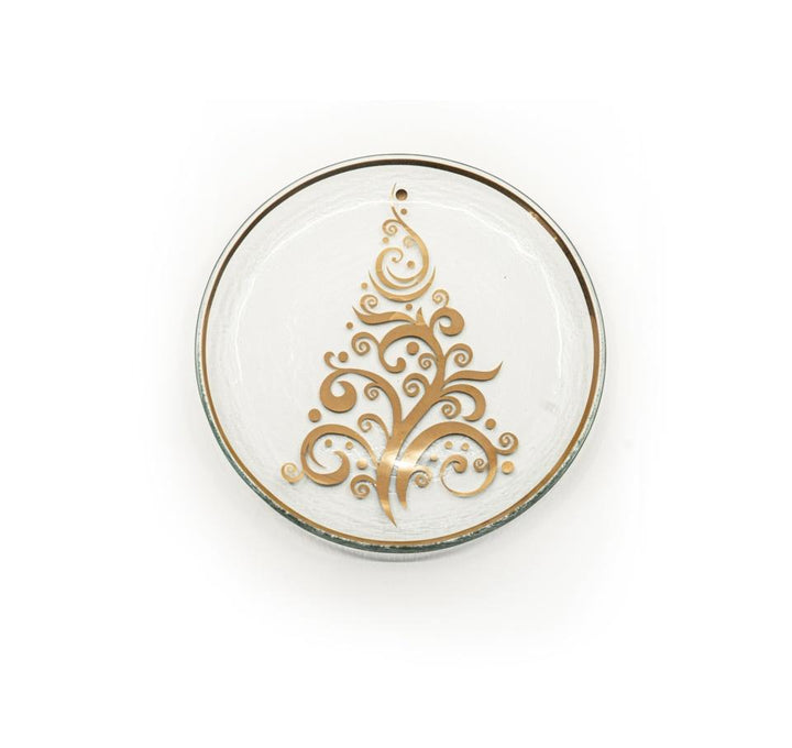 Holiday Christmas Tree Plate