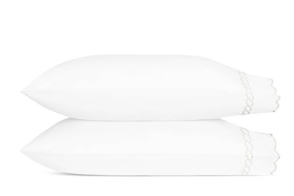 Classic Chain Scallop Pillowcase (pair)