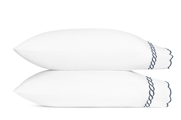 Classic Chain Scallop Pillowcase (pair)