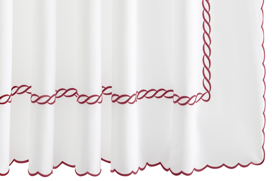 Classic Chain Scallop Shower Curtain