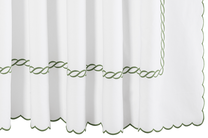 Classic Chain Scallop Shower Curtain