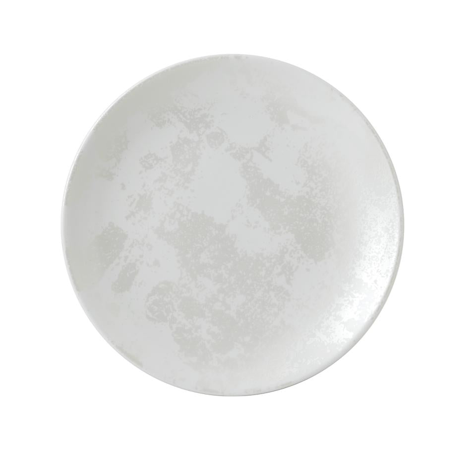 Crushed Velvet-Pearl No Gold Salad Plate