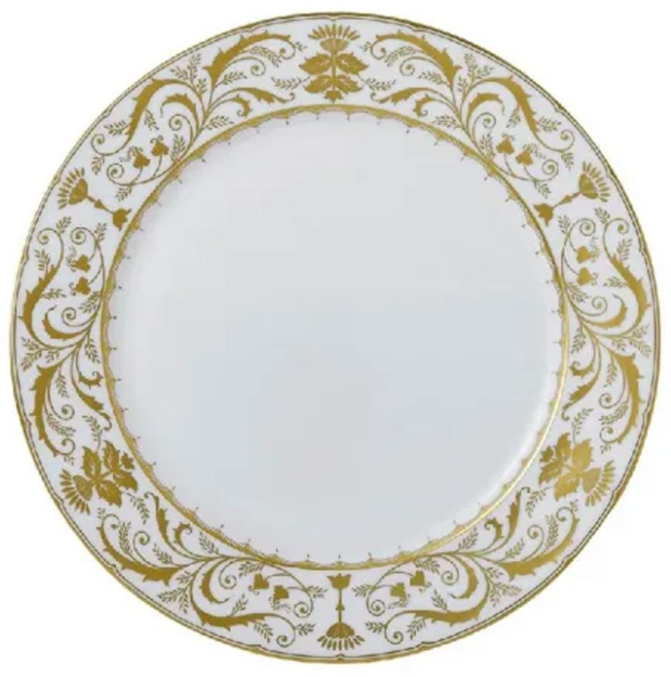 Darley Abbey White Service Plate 12"