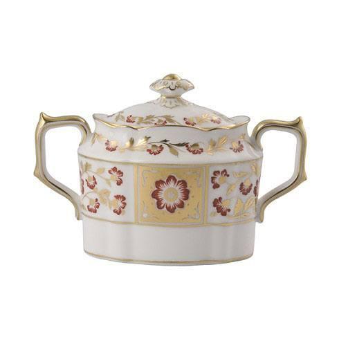 Derby Panel - Red Covered Sugar Bowl