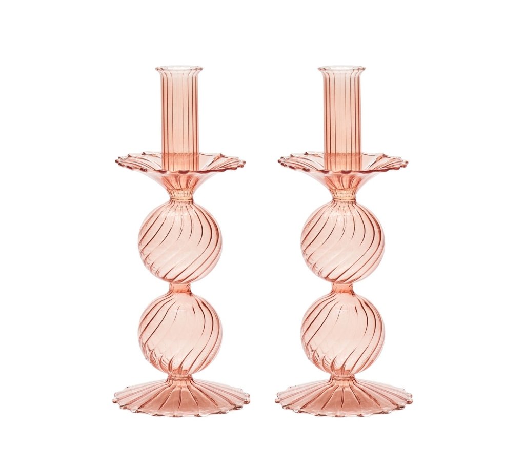 Bella Short Candle Holder,  Set of 2