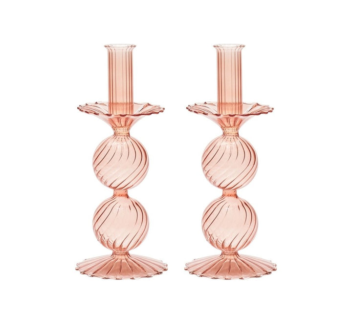 Bella Short Candle Holder,  Set of 2