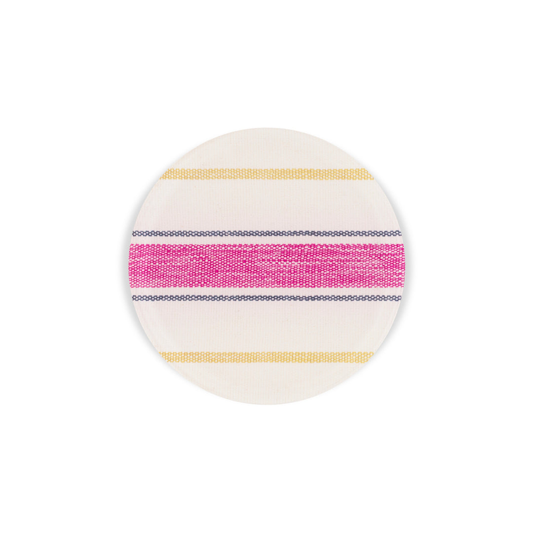 Rose Hand-Loomed Coaster - S/4