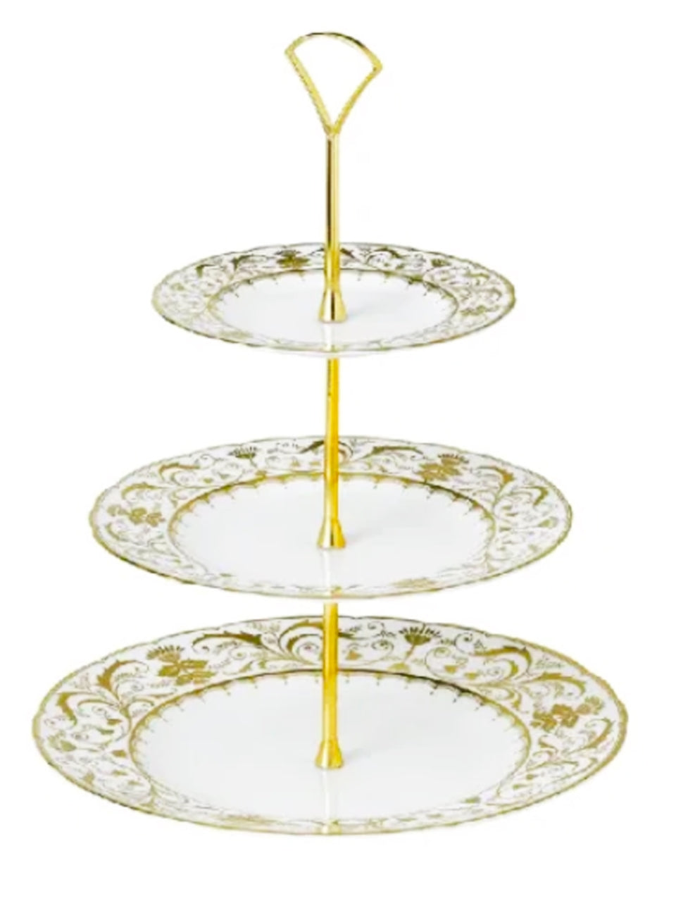 Darley Abbey White 3 Tier Cake Stand