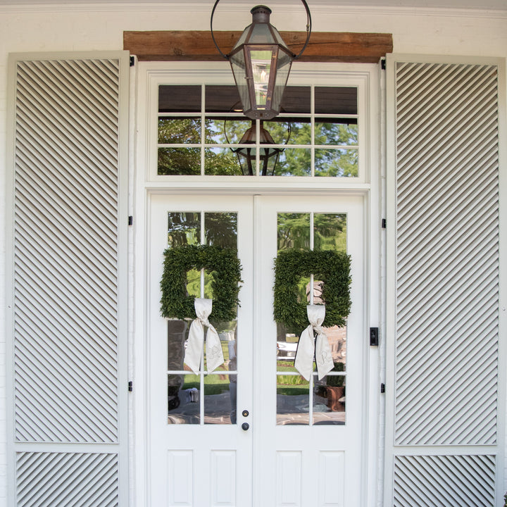 Ivory Wreath Sash