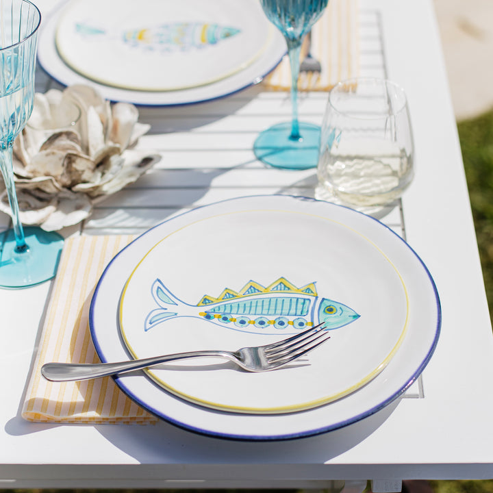 Elba's Fish Spiked Fin Salad Plate