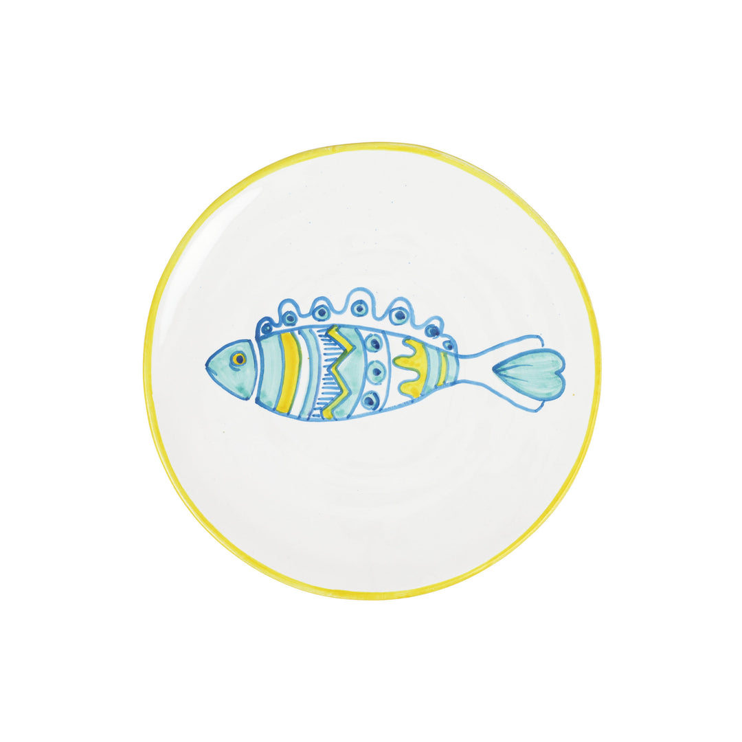 Elba's Fish Waved Fin Salad Plate