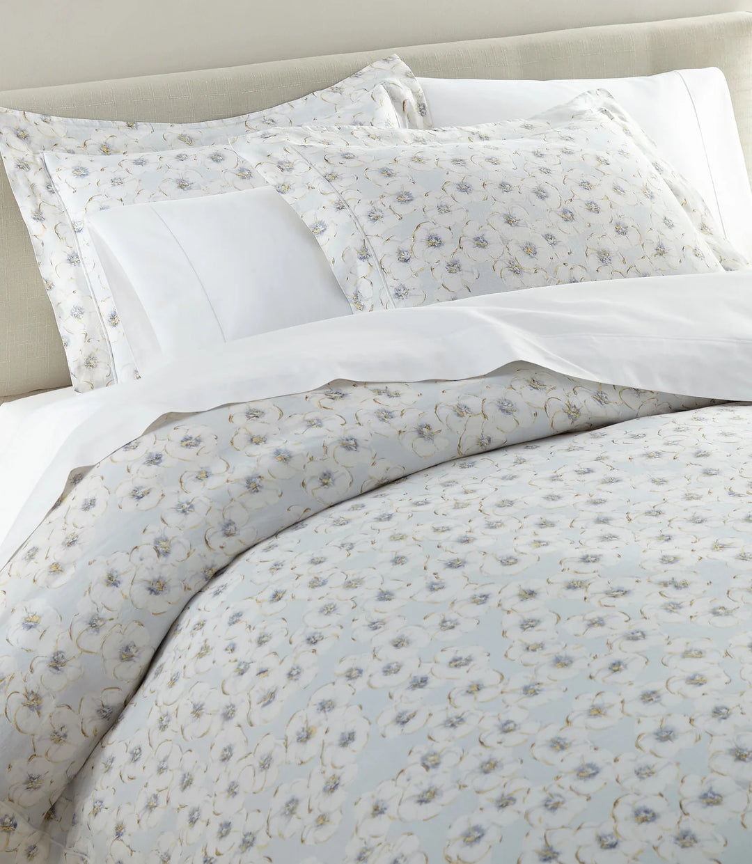 Ella Sky Queen Linen Duvet Set