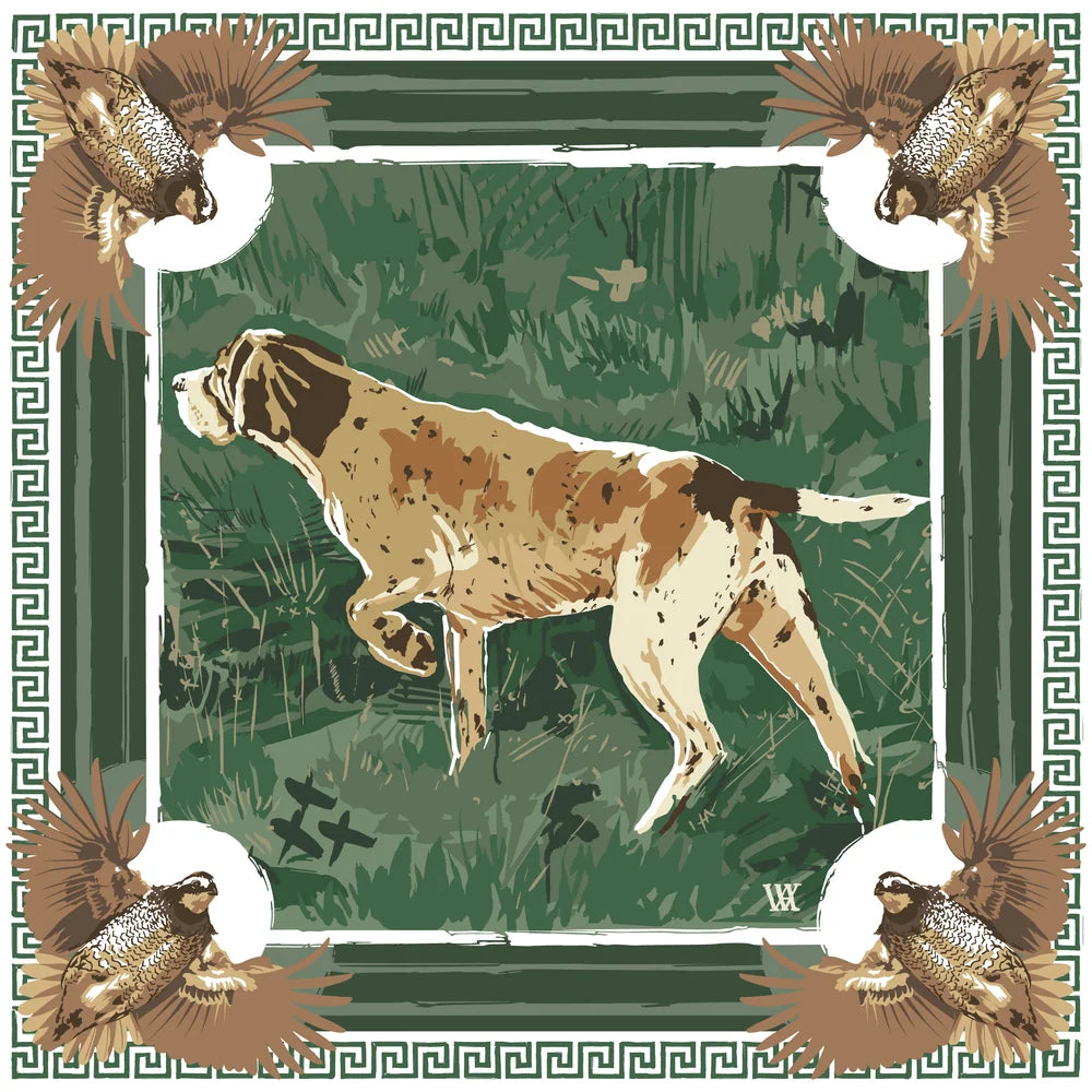 35x35 Pointing Strong - Double-Sided Silk Scarf