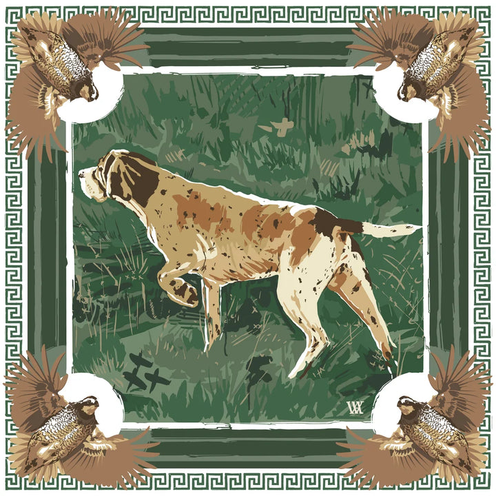 35x35 Pointing Strong - Double-Sided Silk Scarf