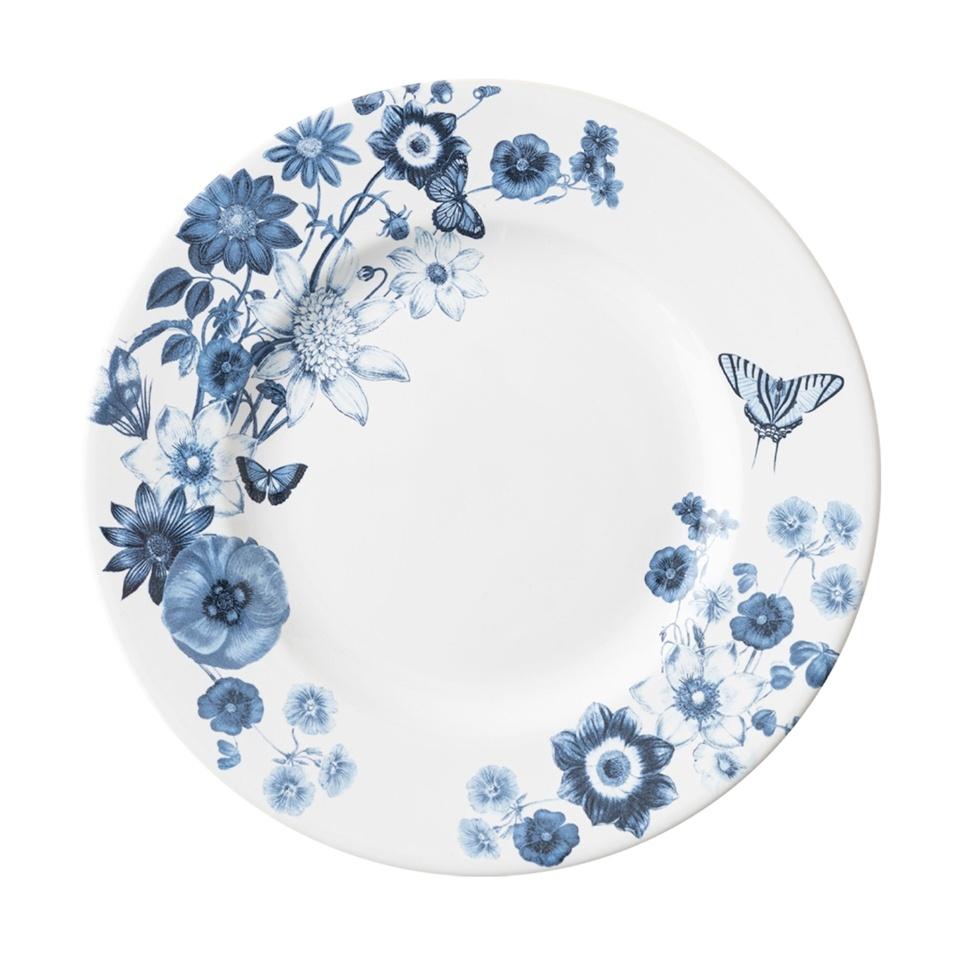 Field of Flowers Chambray Dinner Plate